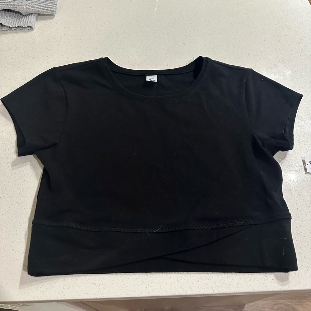 Black Crop Top